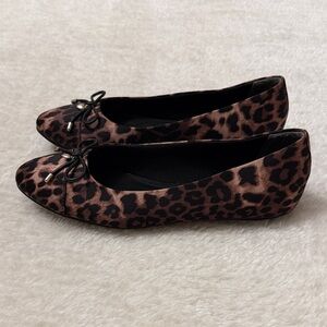 Anne Klein Women's Luci Ballet Flats in Leopard Print